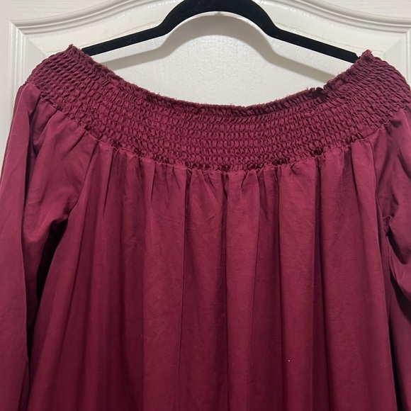 NWT ISABEL Maternity | Maroon Dress | Size Large - Picture 3 of 7